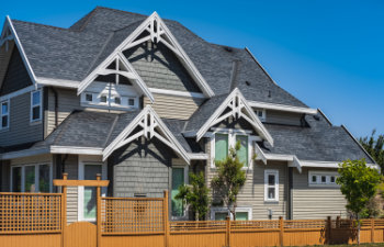 perfect roof shingles on top of the house